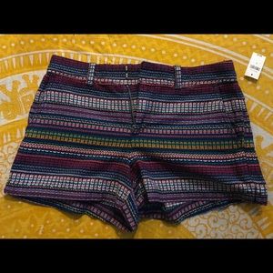 NWT Gap multicolor city style shorts
